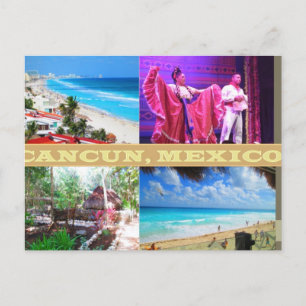 INDIVIDUELLE POSTKARTEN - CANCUN COLLAGE 9