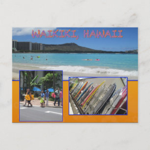 INDIVIDUELLE POSTKARTEN- HAWAII COLLAGE# 7 POSTKARTE