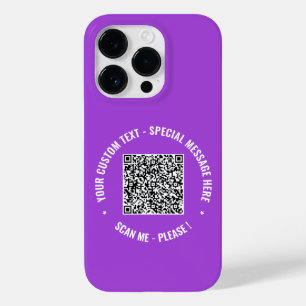 Individuelle QR Code Scan Info zum iPhone-Fall Case-Mate iPhone 14 Pro Hülle