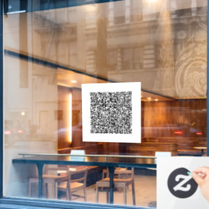 Individuelle QR-Code-Werbeaktion für das Geschäfts Fensteraufkleber