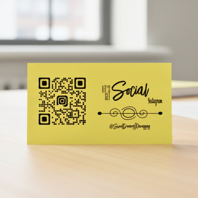 Individuelle Social Media QR Code Selbstbewusste B Permastempel (Custom Social Media QR Code Self-Inking Stamp)