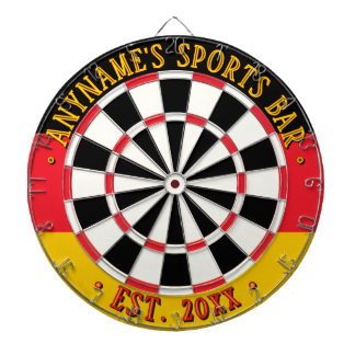 Individuelle Sportbar Jahr Etabliert - Deutschland Dartscheibe
