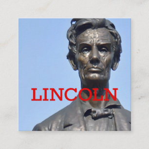 Individuelle Sq Bus Card Lincoln im Lytle Park Quadratische Visitenkarte