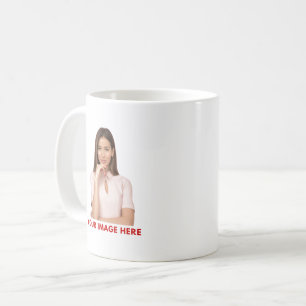 Individuelle Tasse Ihres Fotos und gesegnetes Cros