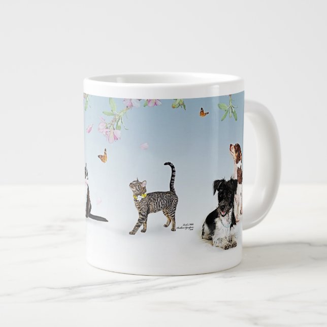 Individuelle Tasse mit Shelter Stars (Vorderseite Rechts)