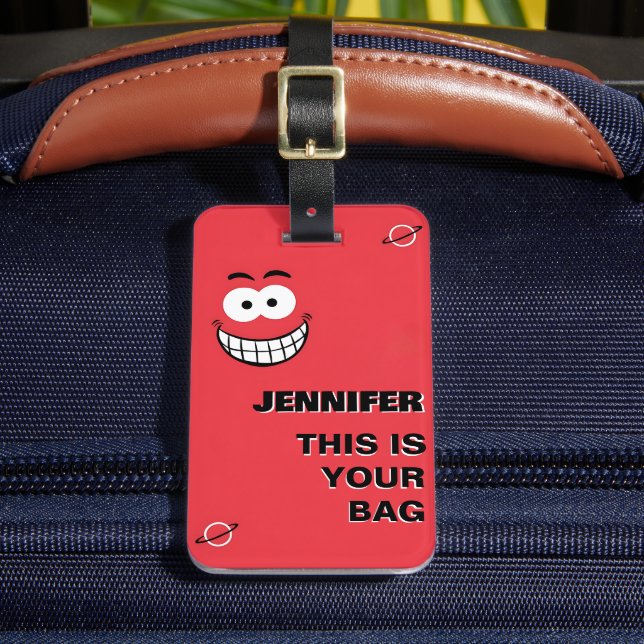 Individuelle Travel Bag Labels Gepäckanhänger (Vorderseite Insitu 2)