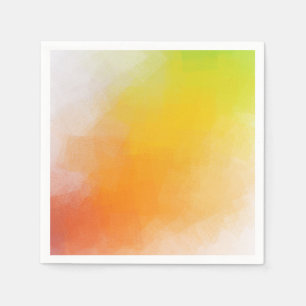 Individuelle, trendige, helle Farben Abstrakt Art  Serviette