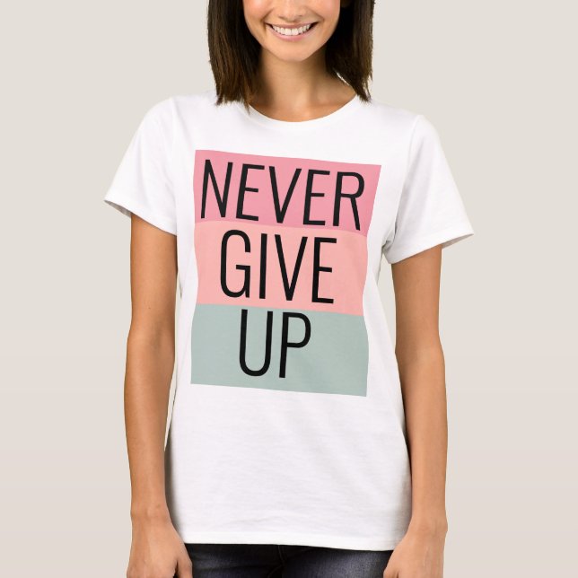 Individuelle Trendsetter geben Frauen nie auf Eleg T-Shirt (Vorderseite)