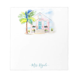 Individuelle tropische Aquarelltafeln Notizblock