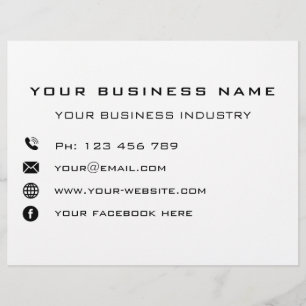 Individuelle Unternehmenswerbeflyer für Ihr Untern Flyer