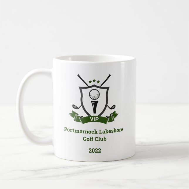 Individuelle VIP Golf Club Kaffee Tasse - 11 oz. (Links)