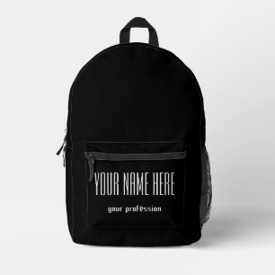 Individuelle Visitenkarte Bedruckter Rucksack