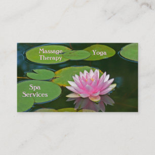 Individuelle Visitenkarte, eleganter Lotus Blossom Visitenkarte