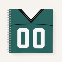 Individuelle Vorlage für Fußball-Jersey-Notebooks
