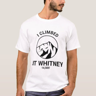 Individuelle Wanderung auf Berggipfel T-Shirt