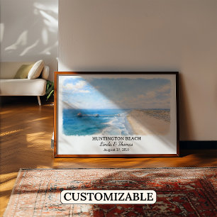 Individuelle Wandkunst aus Huntington Beach, Calif Poster