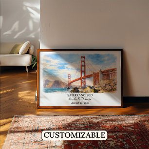 Individuelle Wandkunst aus San Francisco, Kaliforn Poster