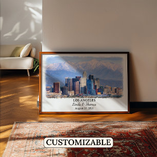 Individuelle Wandkunst Los Angeles, Kalifornien Po Poster