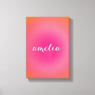 Individuelle Wandkunst mit fetter Serif-Monogramm  Leinwanddruck