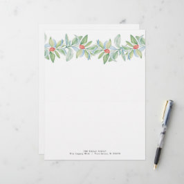 Individuelle Weihnachtsbriefe-Design festlich Briefbogen