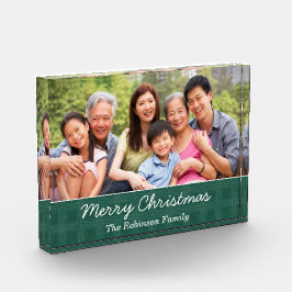 Individuelle Weihnachtsferien-Liebe Fotoblock