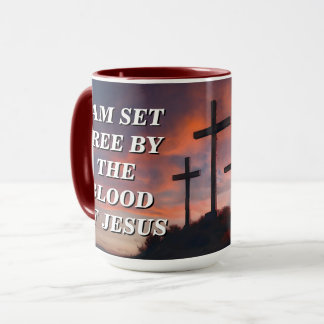 Individuelle Zitat-Glaubenstasse - Blut Jesu. Tasse