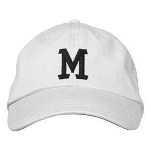 Individueller Anfangsbuchstabe Personalisiertes Ge Bestickte Baseballkappe