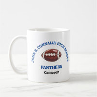 Individueller Blaue High School Footballspieler
