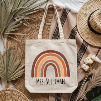 Individueller Boho-Regenbogen-Taschenträger als Ge Tragetasche