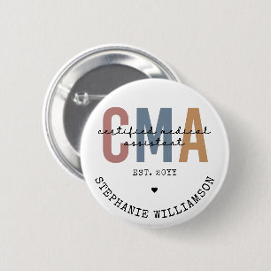 Individueller CMA zertifizierter medizinischer Ass Button