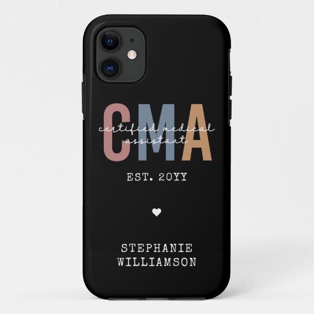 Individueller CMA zertifizierter medizinischer Ass Case-Mate iPhone Hülle (Rückseite)