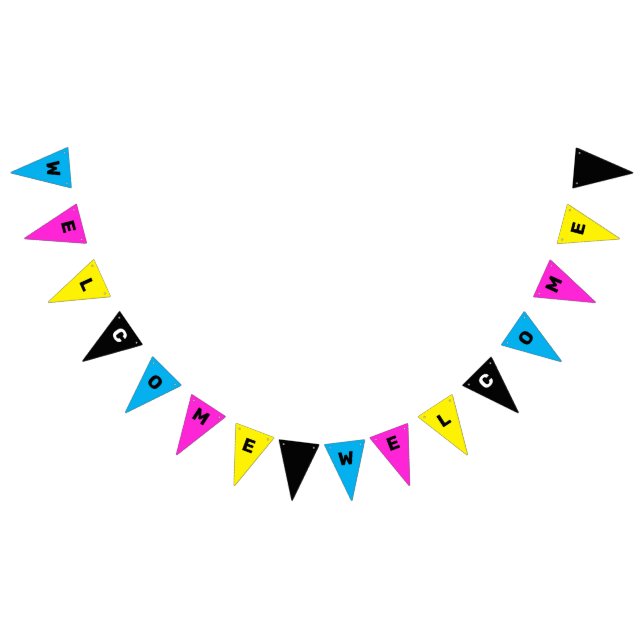 Individueller CMYK-Empfang Wimpelkette (Alle)