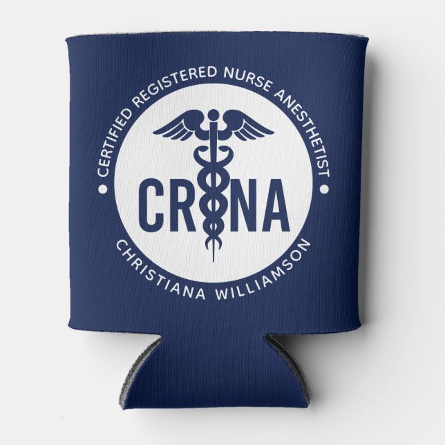 Individueller CRNA zertifizierter Krankenpfleger Dosenkühler (Vorderseite)