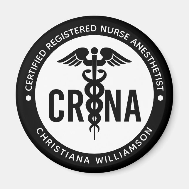 Individueller CRNA zertifizierter Krankenpfleger Magnet (Vorne)