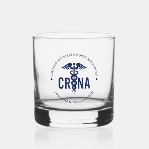 Individueller CRNA zertifizierter Krankenpfleger Whiskyglas
