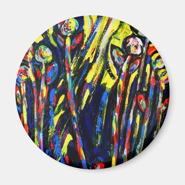 Individueller Designrunder Magnet (Vorne)