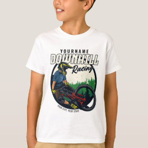 Individueller Downhill-Renn-Mountainbike-Trail T-Shirt