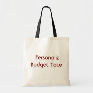 individueller einfacher Budget-Tote Tragetasche