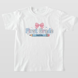 Individueller Erster-Klasse-Schulranzen-Bogen für T-Shirt