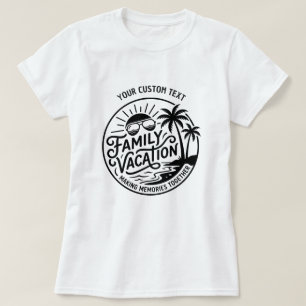 Individueller Familienurlaub 2026 Erinnerungen sch T-Shirt