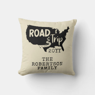Individueller Familienurlaub Family Road Trip US Kissen