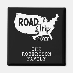 Individueller Familienurlaub   Family Road Trip US Magnet