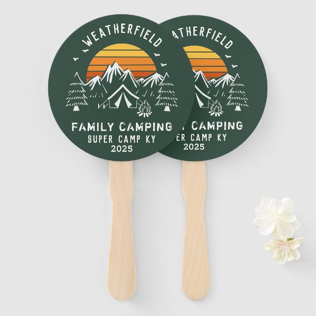 Individueller Familienurlaub und Camping Fächer (Vorne und Hinten)
