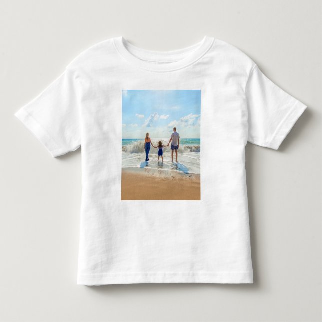 Individueller Foto Baby T - Shirt - Ihr eigenes De (Vorderseite)