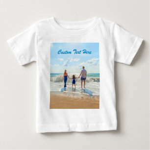 Individueller Foto Baby T - Shirt mit Ihrem Foto u