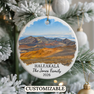 Individueller Haleakalā-Nationalpark Benutzerdefin Keramik Ornament