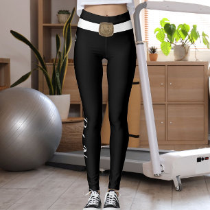 Individueller Haustierliebhaber-Script-Text Schwar Leggings