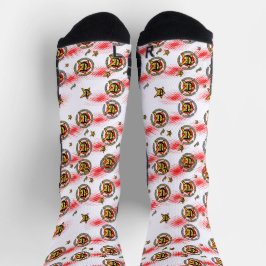 Individueller Hochleistungs-Athletic-Crew-Sock Socken