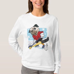 Individueller Hockey-Mops T-Shirt