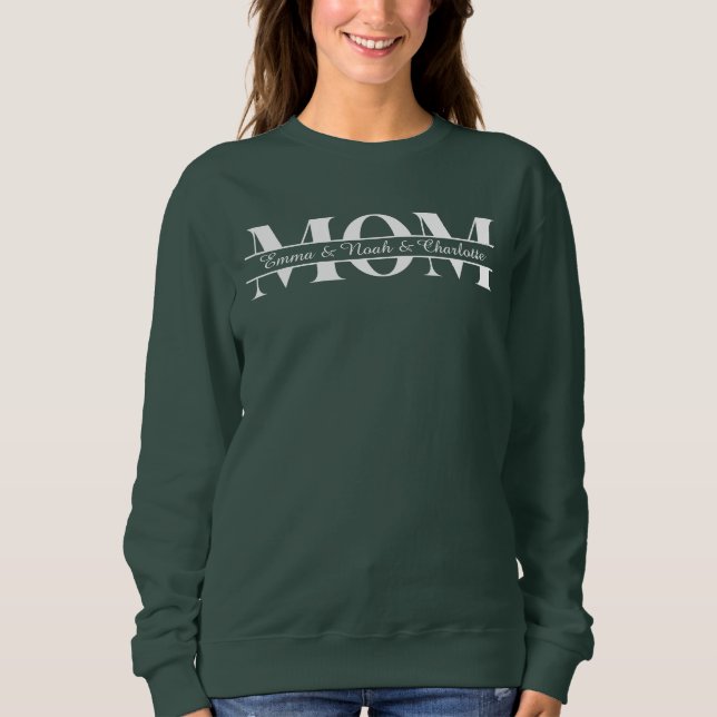 Individueller Kindername Personalisiertes Geschenk Sweatshirt (Vorderseite)